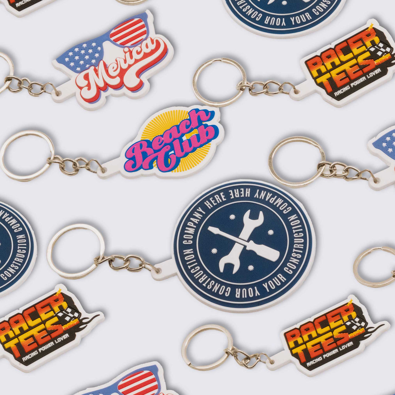 PVC Rubber Keychains